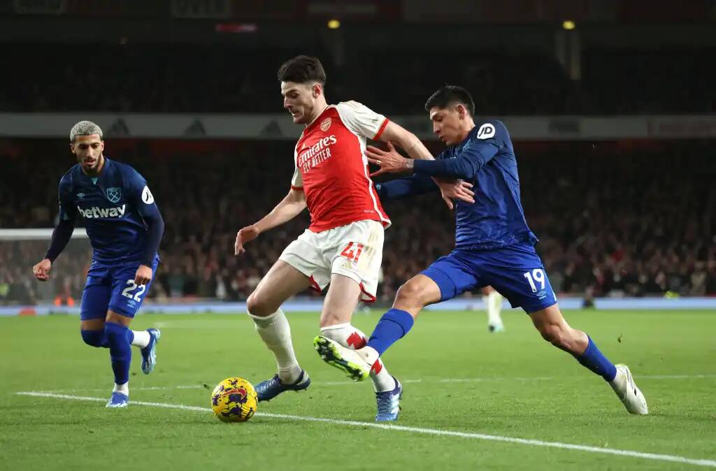 Фрагмент матча Арсенал — Вест Хэм