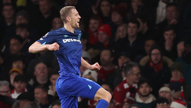 Томаш Соучек забил гол «Арсеналу»