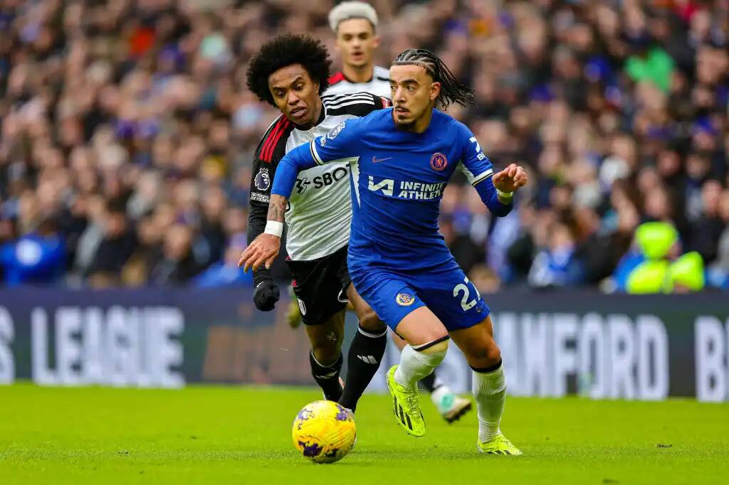 Фрагмент матча Челси — Фулхэм