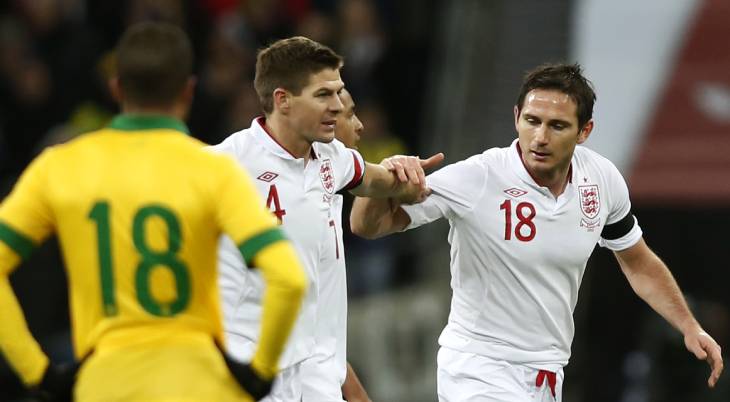 Фрэнк Лэмпард и Стивен Джеррард