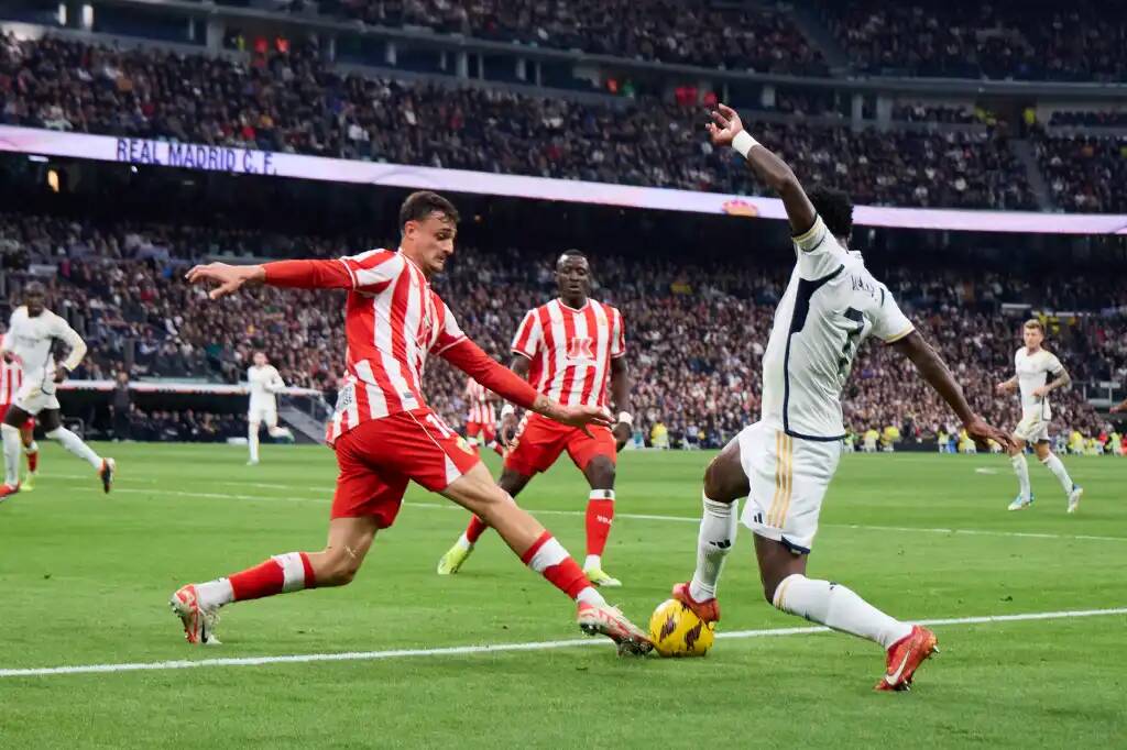 Фрагмент матча Реал — Альмерия