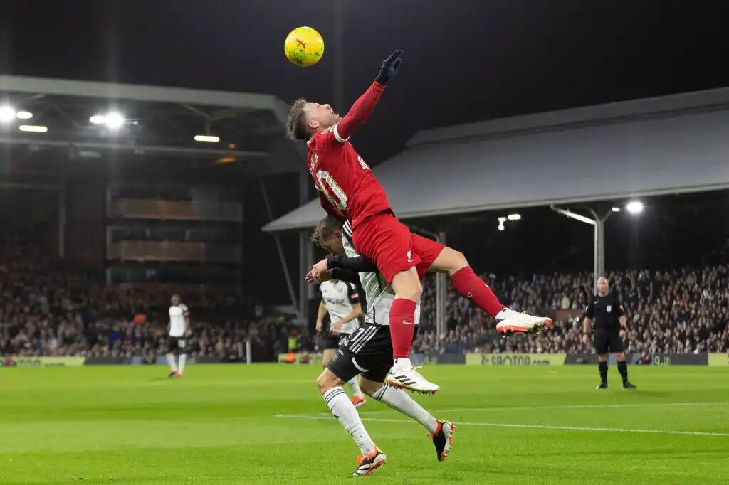 Фрагмент матча Фулхэм — Ливерпуль