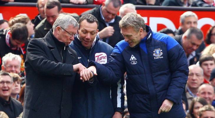 Сэр Алекс Фергюсон и Дэвид Мойес