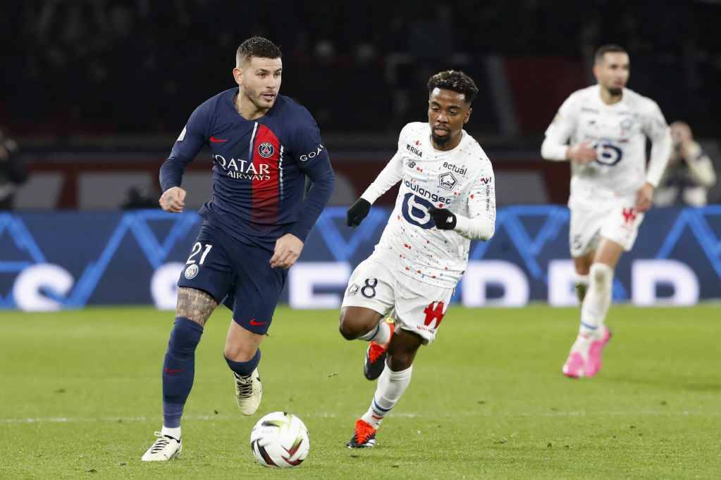 Фрагмент матча ПСЖ — Лилль