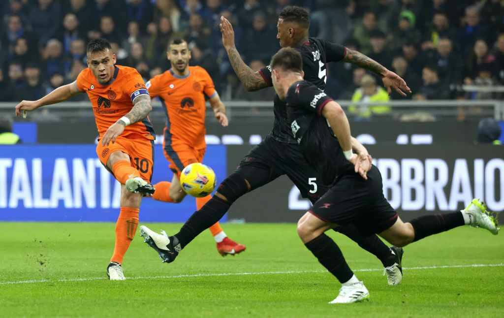 Фрагмент матча Интер — Салернитана