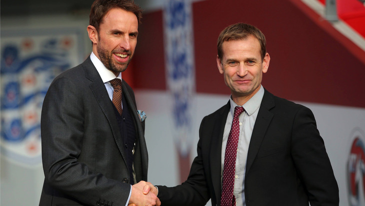 Дэн Эшуорт (справа) и Гарет Саутгейт