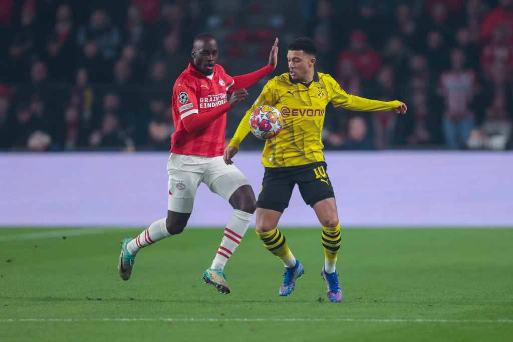 Фрагмент матча ПСВ — Боруссия