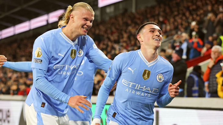 Эрлинг Холанн и Фил Фоден