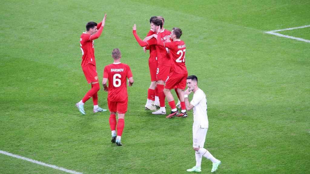 Сборная России открывает счет