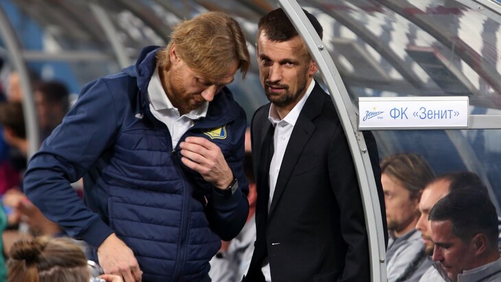 Валерий Карпин и Сергей Семак