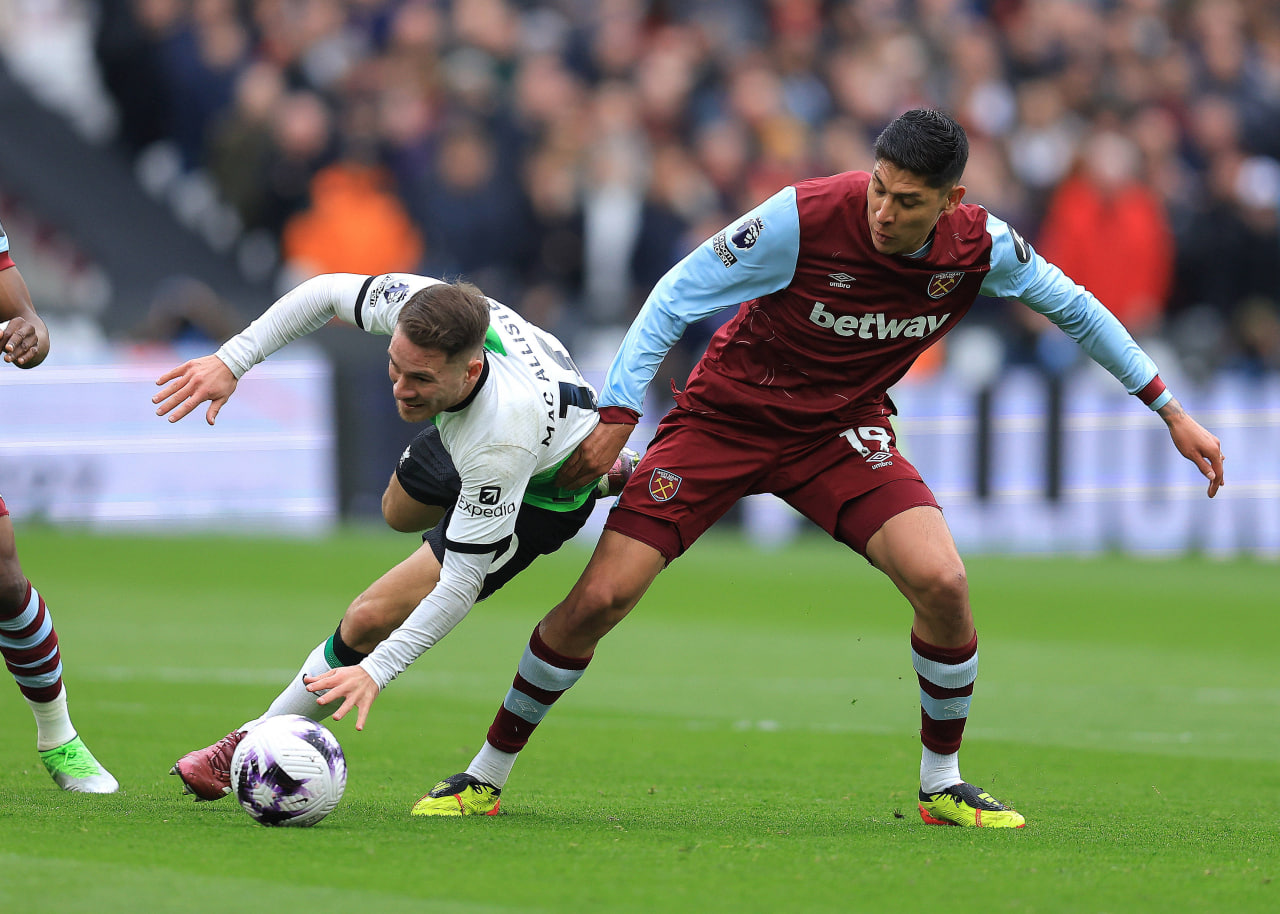 Фрагмент матча Вест Хэм — Ливерпуль