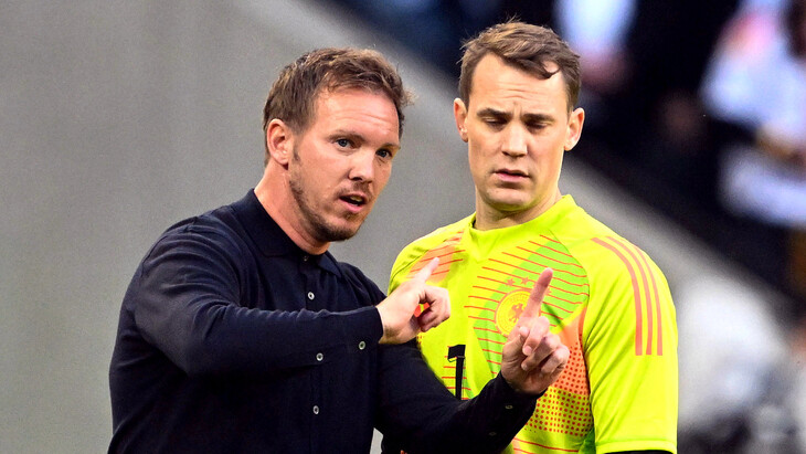 Юлиан Нагельсман и Мануэль Нойер