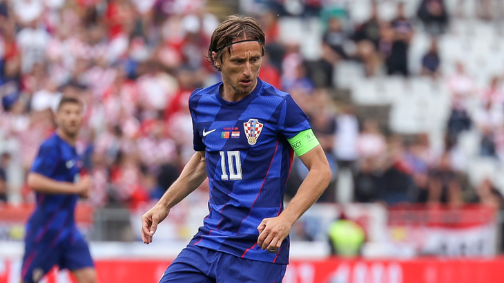Лука Модрич — полузащитник сборной Хорватии