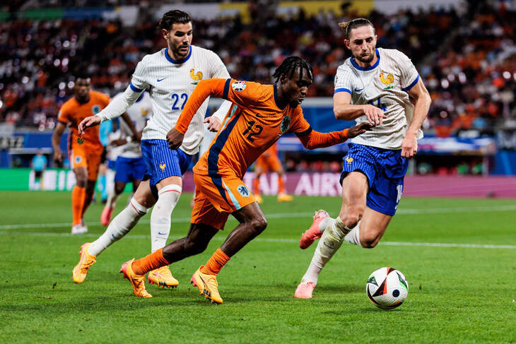 Фрагмент матча Нидерланды — Франция
