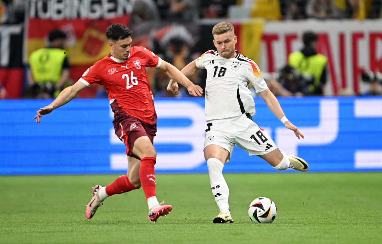 Фрагмент матча Швейцария — Германия