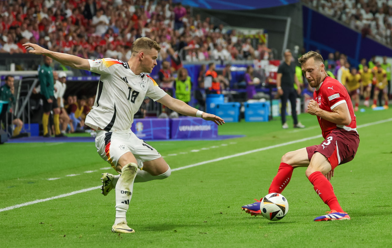 Фрагмент матча Швейцария — Германия