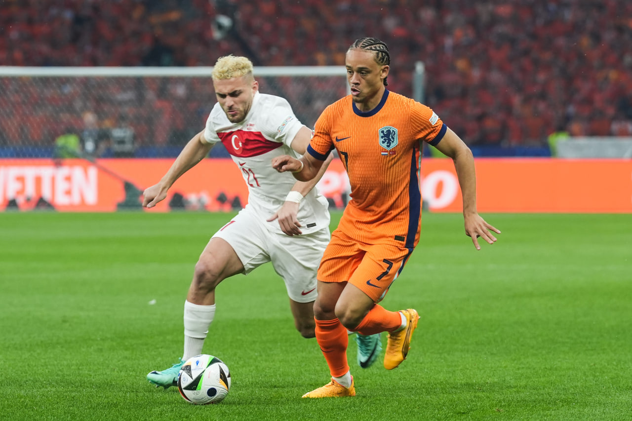 Фрагмент матча Нидерланды — Турция