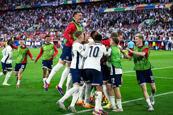 Радость сборной Англии