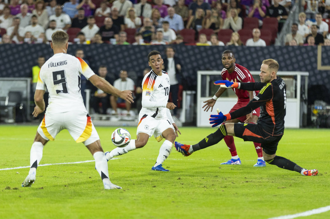 Фрагмент первого гола сборной Германии