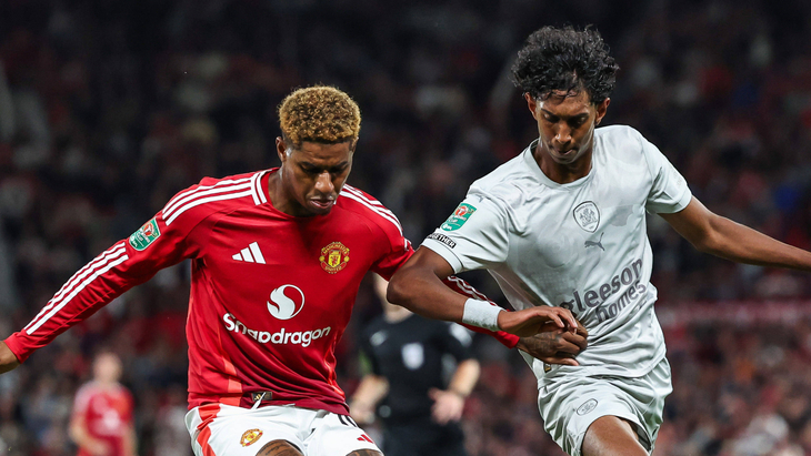 Фрагмент матча «Манчестер Юнайтед» — «Барнсли»