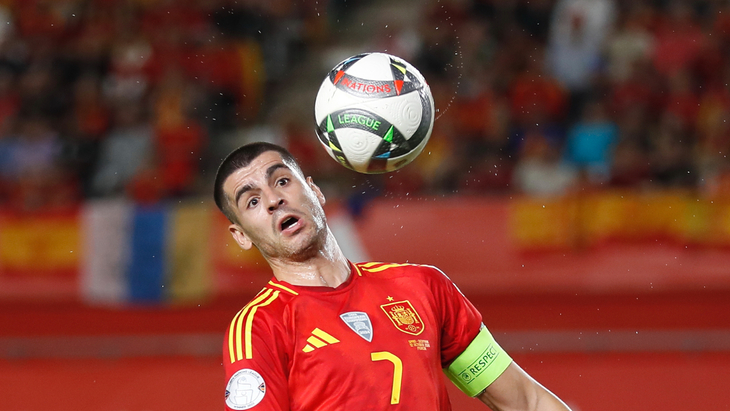 Альваро Мората — нападающий сборной Испании