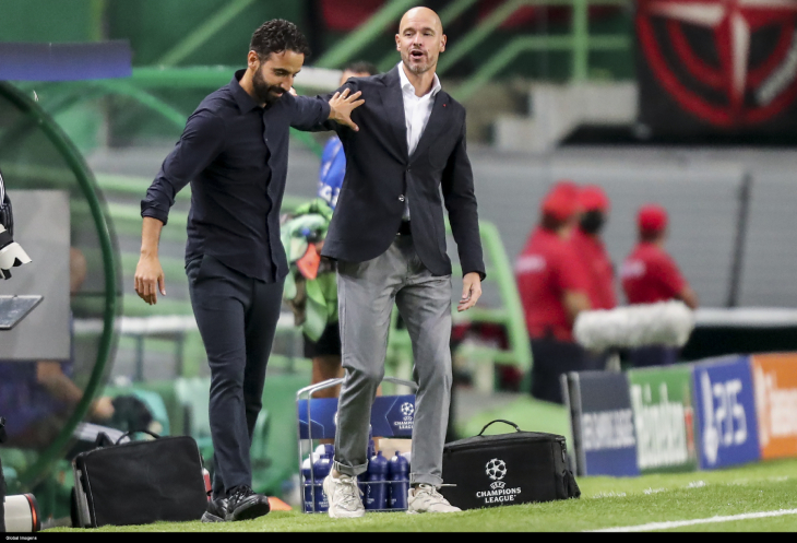 Рубен Аморим и Эрик тен Хаг