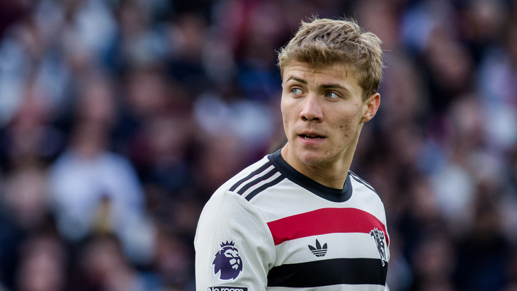 Расмус Хейлунн — нападающий «Манчестер Юнайтед» Расмус Хейлунн — нападающий «Манчестер Юнайтед»