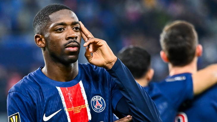 Усман Дембеле забил гол в ворота «Манчестер Сити» Усман Дембеле забил гол в ворота «Манчестер Сити»