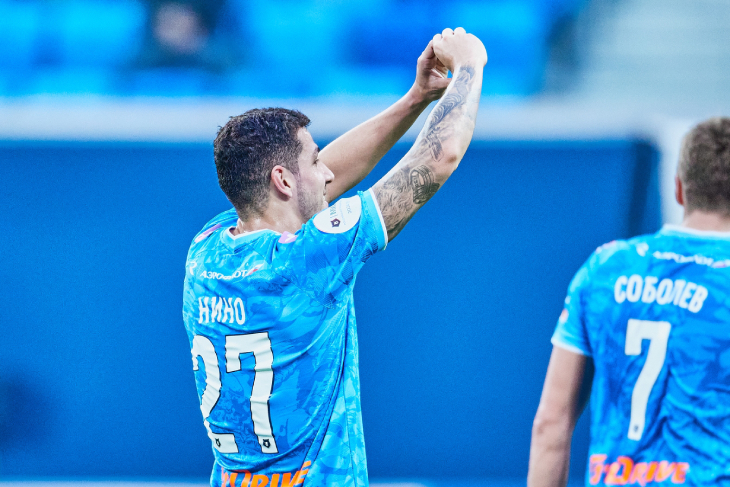 Нино после забитого гола