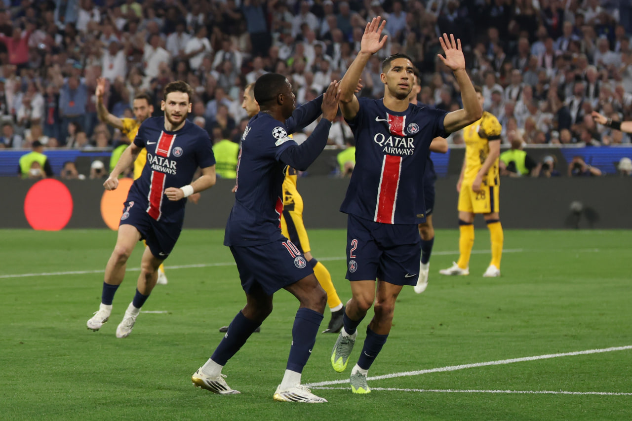 Ашраф Хакими — автора первого гола ПСЖ