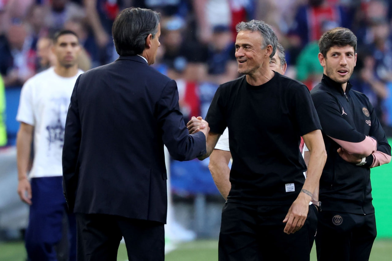 Главные тренеры команд — Симоне Индзаги и Луис Энрике