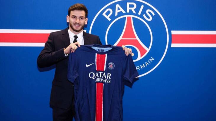 Полузащитник «ПСЖ» Хвича Кварацхелия