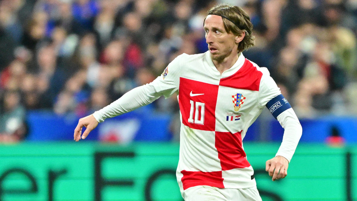 Лука Модрич — полузащитник сборной Хорватии