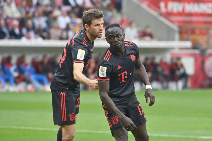Томас Мюллер и Садио Мане