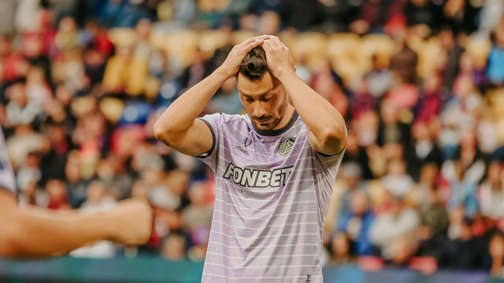 Фрагмент матча ЦСКА — «Акрон»