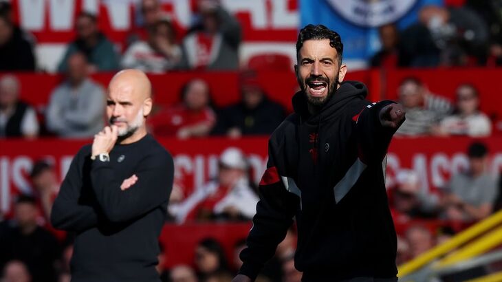 Рубен Аморим и Пеп Гвардиола