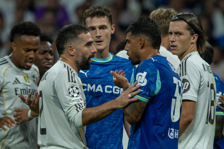 Стычка игроков Реала и Марселя