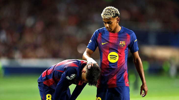 Ламин Ямаль и Педри