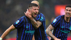 Игроки «Интера» празднуют гол