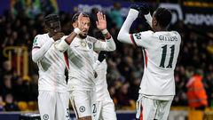 Игроки «Челси» празднуют гол