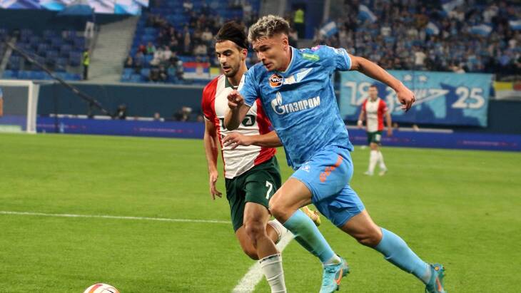 Фрагмент матча «Зенит» — «Локомотив»