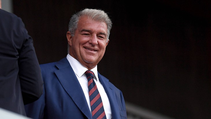 Жоан Лапорта — президент «Барселоны»