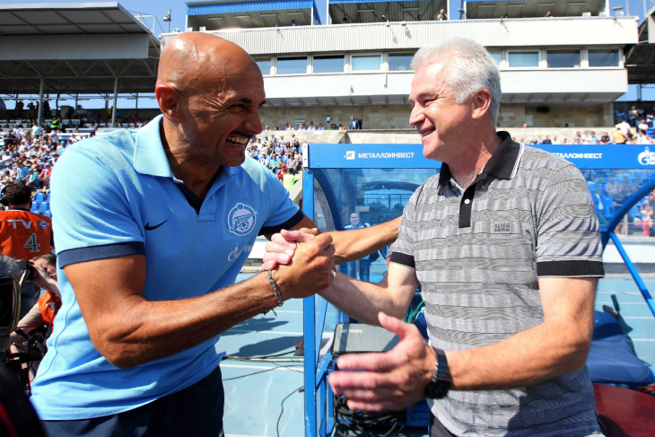 Лучано Спаллетти и Сергей Силкин