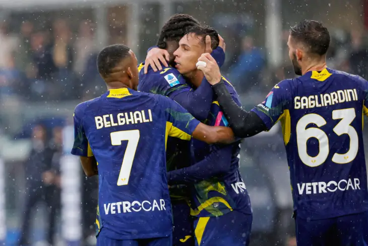 «Верона» празднует гол