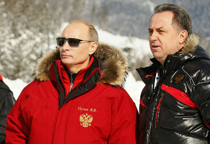 Владимир Путин и Виталий Мутко
