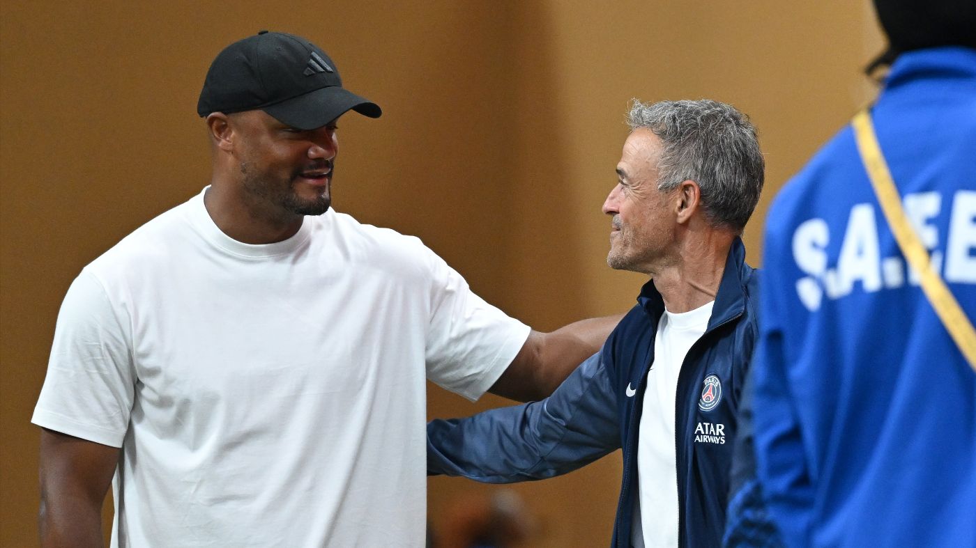 Венсан Компани и Луис Энрике