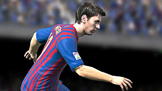 Скриншот «FIFA 13» с Лионелем Месси