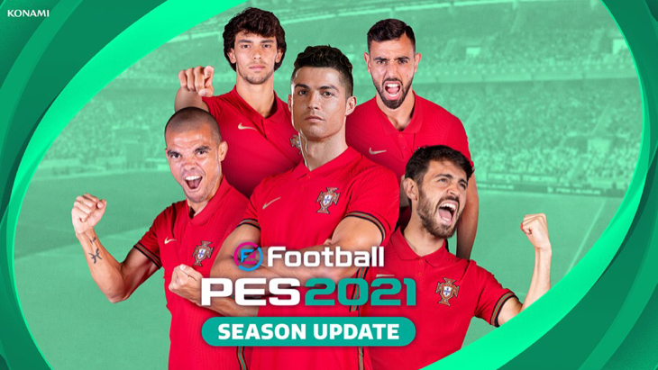 Сборная Португалии на обложке PES 2021