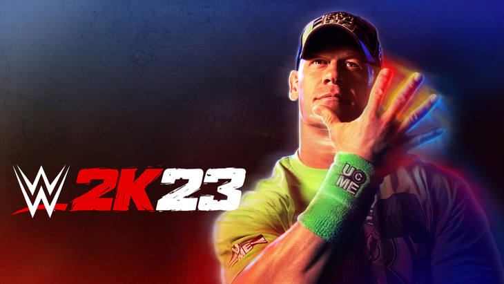 Джон Сина на обложке WWE 2K23