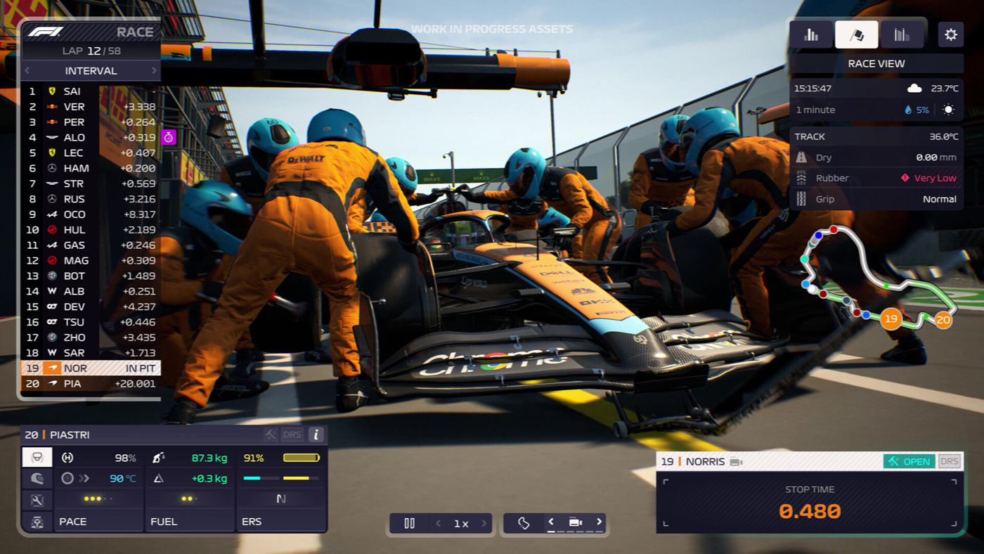Геймплей F1 Manager 2023